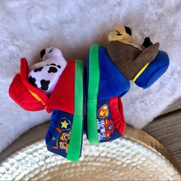 Nickelodeon Paw Patrol Chase & Marshall Slippers - Picture 4 of 8